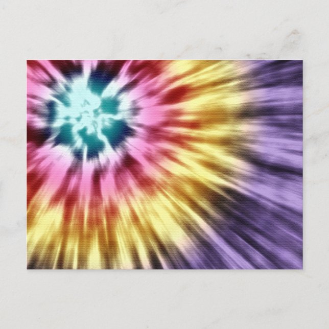 Carte Postale Colorant Abstrait à tarte violette (Devant)