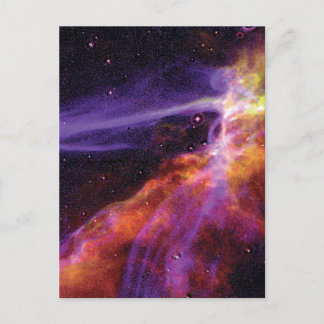 Carte Postale Coloré Cosmique Cignus Supernova Vague de souffle