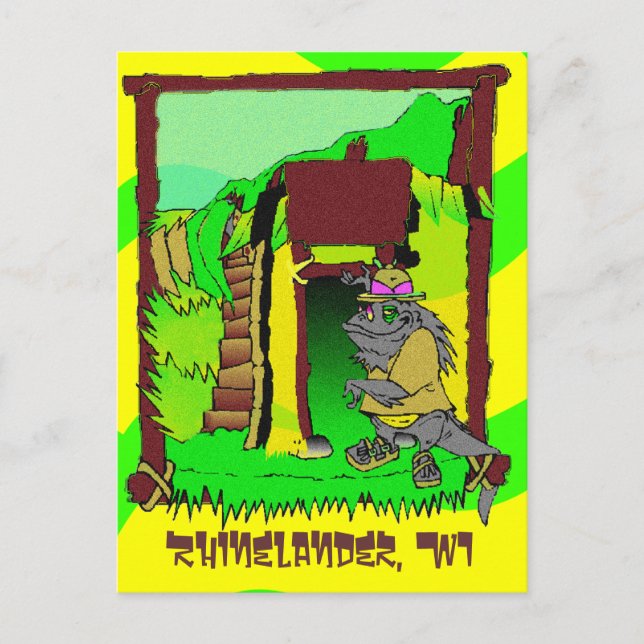 Carte Postale COLORÉ PROMO VOYAGE Hodag Country POSTCARD (Devant)