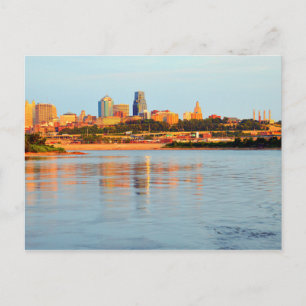Carte Postale Colorée Kaw Point à Kansas City, Missouri