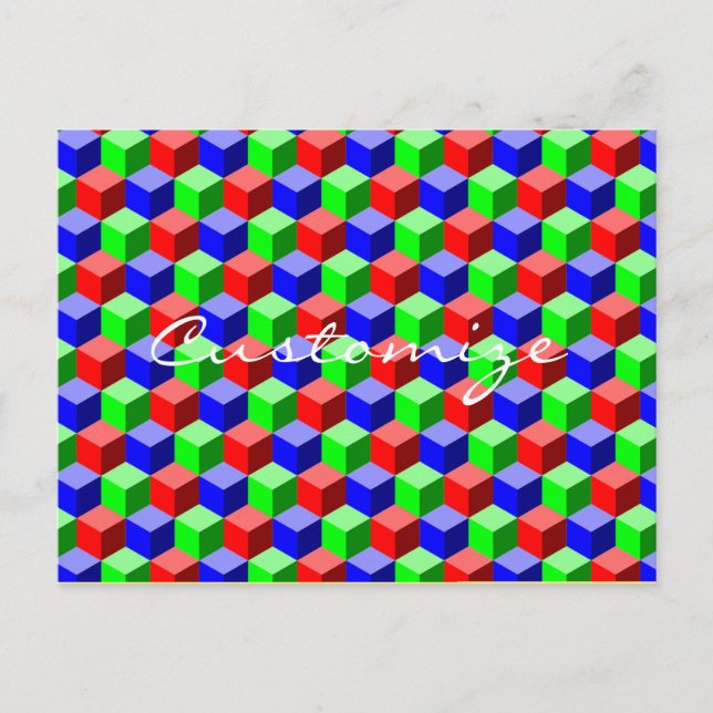 Carte Postale Colorful Building Block Thunder_Cove (Devant)