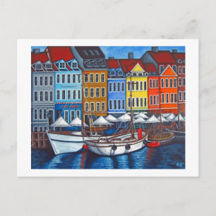 Carte Postale Colors de Nyhavn Postcard