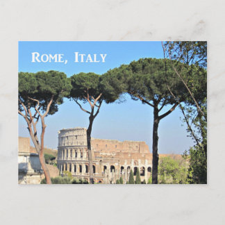 Carte Postale Colosseum à Rome, Italy