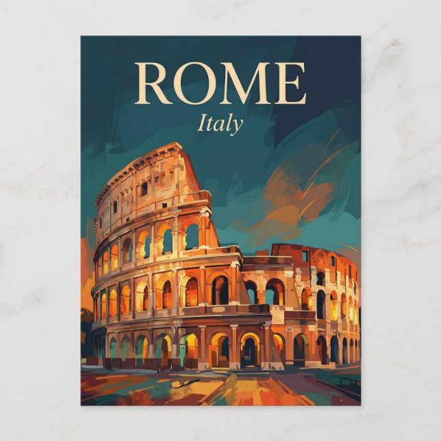 Carte Postale Colosseum Italy (Devant)