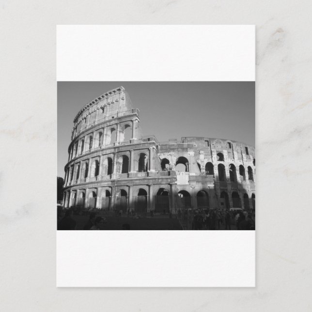 Carte Postale Colossie noir et blanc (Devant)