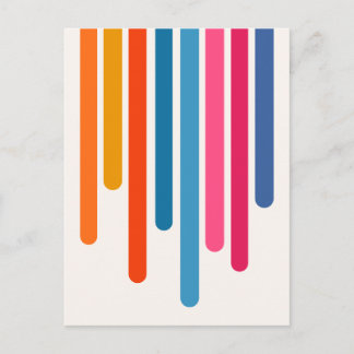 Carte Postale Colour Drips (Bold)