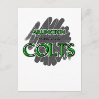 Carte Postale Colts du lycée d'Arlington - Arlington, TX