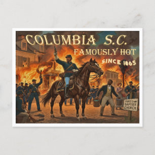 Carte Postale Columbia Caroline du Sud, Célèbre pour sa Chaleur