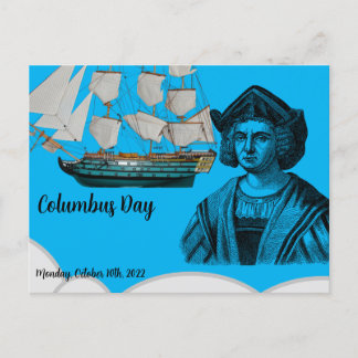 Carte Postale Columbus day