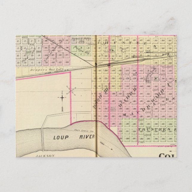 Carte Postale Columbus, Nebraska (Devant)