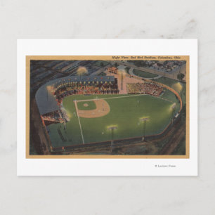 Carte Postale Columbus, OH - Aérien de Red Bird Baseball