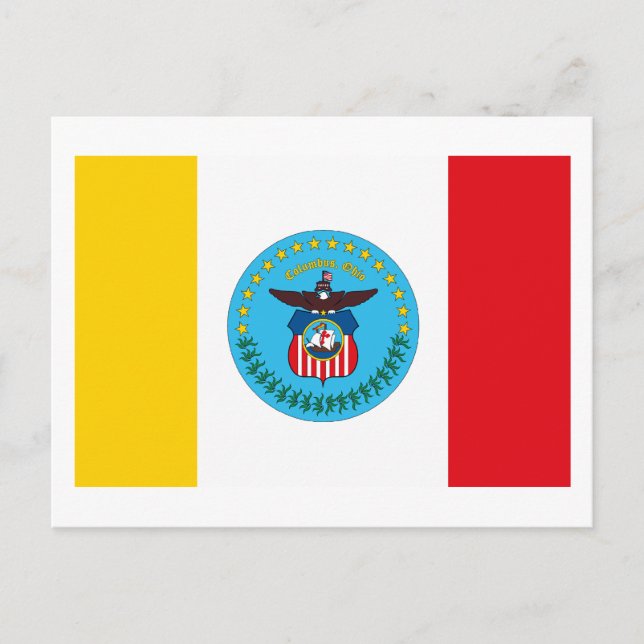 Carte postale Columbus Ohio Flag (Devant)