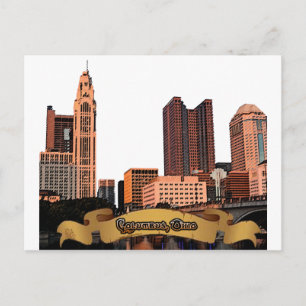 Carte Postale Columbus Ohio Skyline