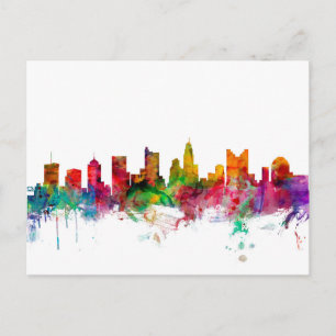 Carte Postale Columbus Ohio Skyline