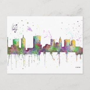 CARTE POSTALE COLUMBUS, OHIO SKYLINE
