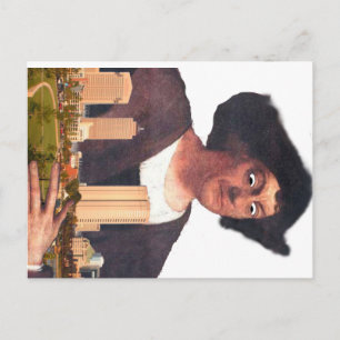 Carte Postale Columbus, Ohio Skyline avec Columbus dans le ciel