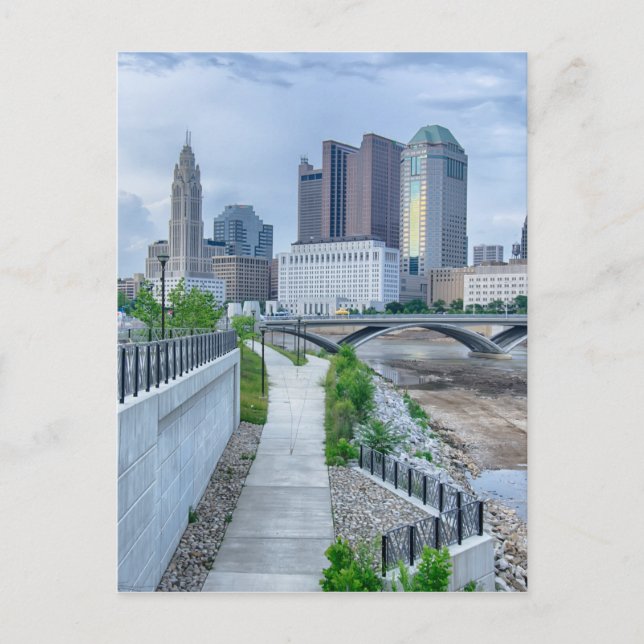 Carte Postale columbus ohio skyline ville (Devant)