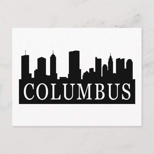 Carte Postale Columbus Skyline (Devant)