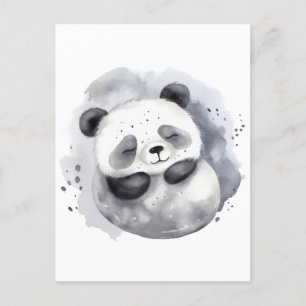Carte Postale Combattre Panda