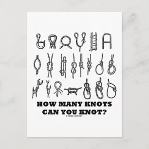 Carte Postale Combien De Noeuds Peux-Tu Savoir ?