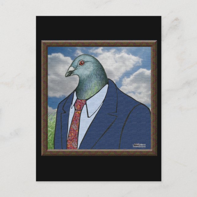 Carte Postale Combinaison Homer encadrée (Devant)