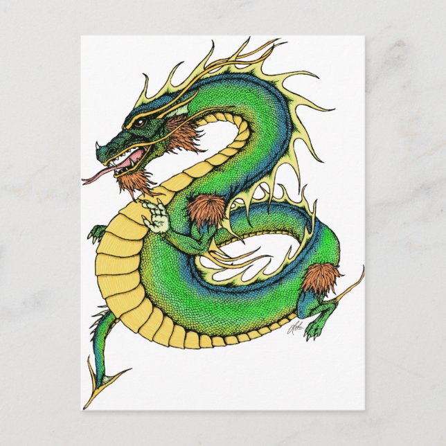 Carte Postale Combo Dragon (Devant)