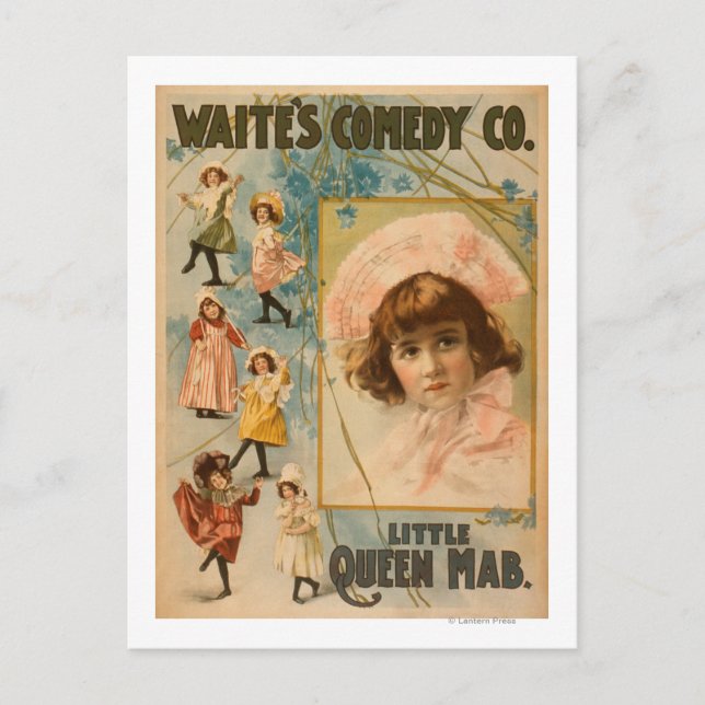 Carte Postale Comédie de Waite Little Queen Mab Play (Devant)