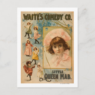 Carte Postale Comédie de Waite Little Queen Mab Play