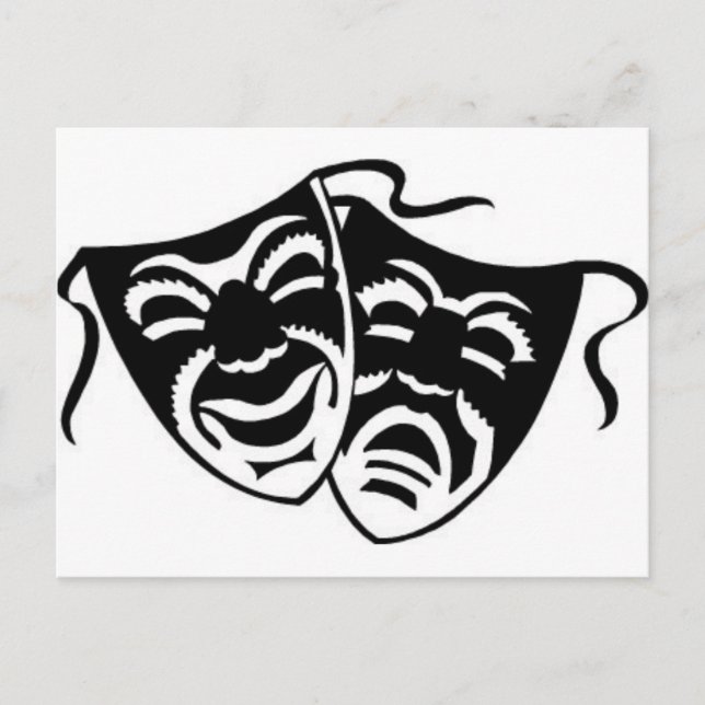 Carte Postale comédie_tragedyq (Devant)