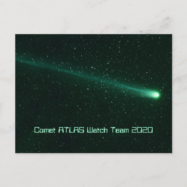 Carte Postale Comet ATLAS 2020 (Devant)