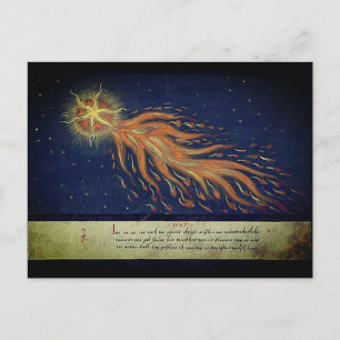 Carte Postale Comète