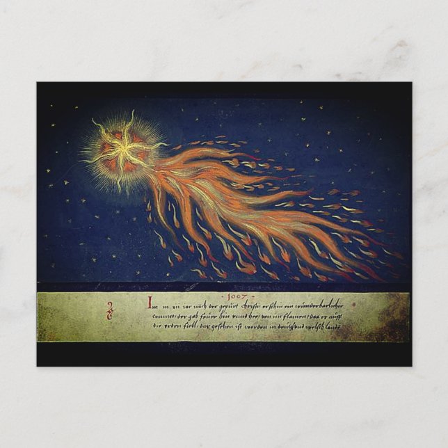 Carte Postale Comète | (Devant)