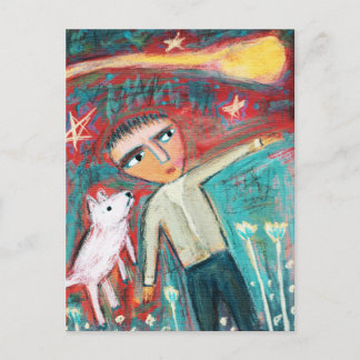 Carte Postale Comète