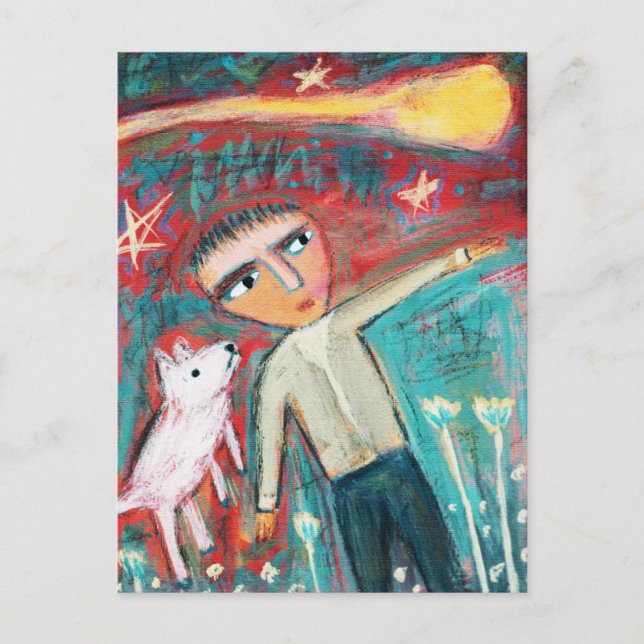 Carte Postale Comète (Devant)