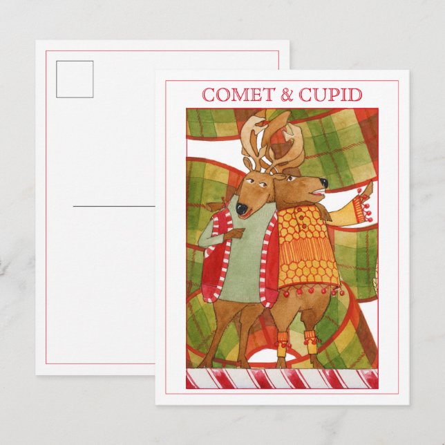 CARTE POSTALE COMÈTE CUPID (Devant / Derrière)
