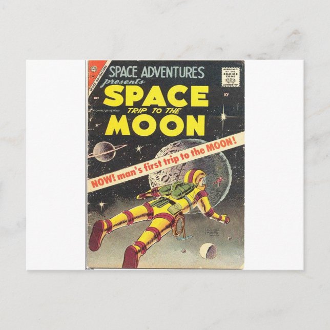 Carte Postale Comique de science-fiction 1 (Devant)