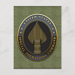 Carte Postale Commandement des opérations spéciales des États-Un