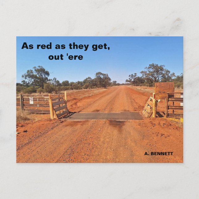 Carte Postale Comme ils deviennent rouges (Devant)