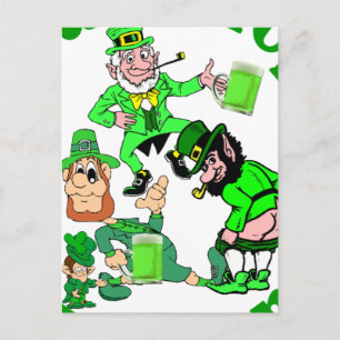 Carte Postale Comme ivre comme un leprechaun