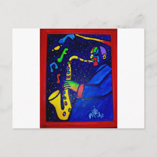 Carte Postale Comme Jazz Man de Piliero
