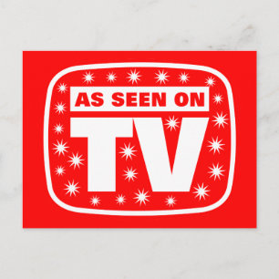 Carte Postale Comme on le voit à la télévision - CH 2 Avec des é