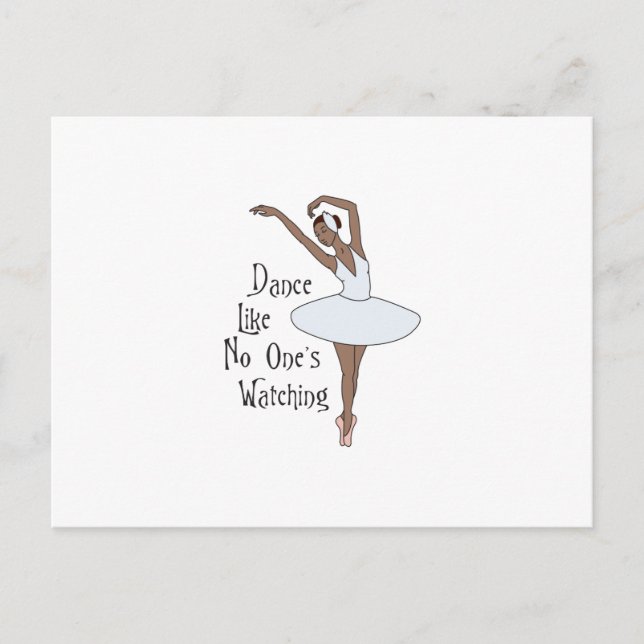 Carte Postale Comme Personne Ne Regardant (Devant)