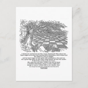 Carte Postale Comme Un Grand Jeu D'Échecs De Chess Wonderland