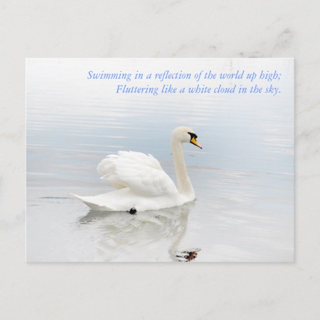 Carte Postale Comme un nuage blanc (Devant)