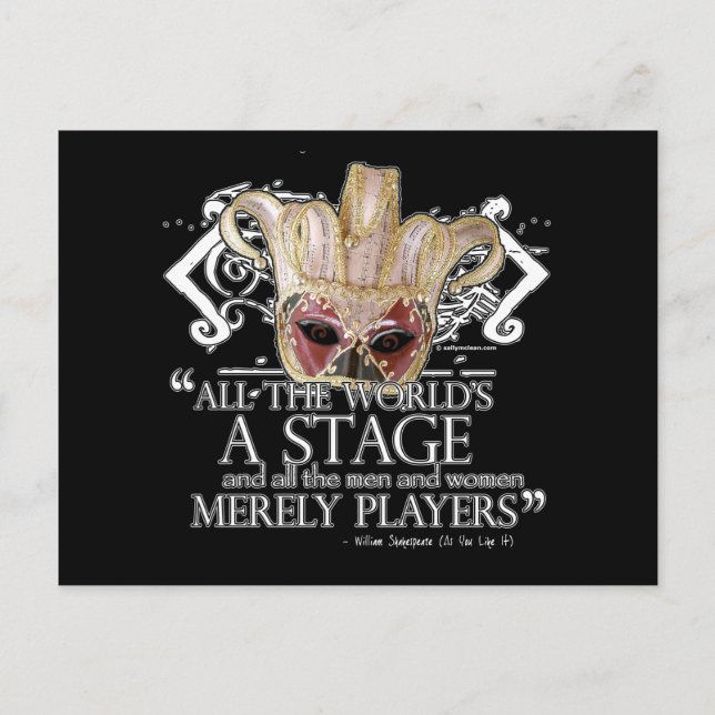 Carte Postale Comme Vous L'Aimez Citer (Devant)