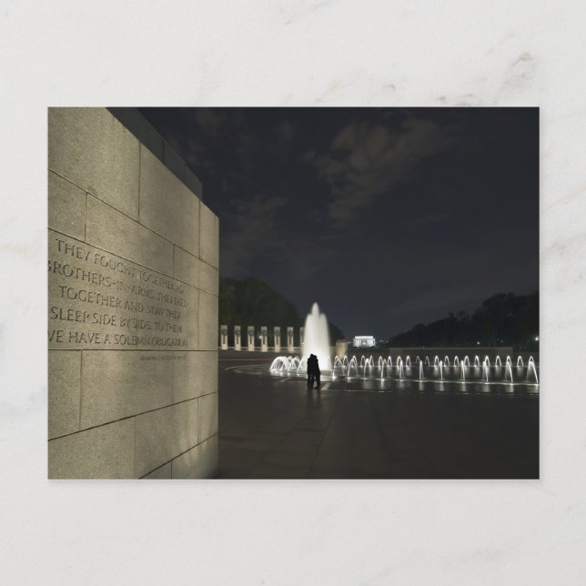 Carte postale commémorative de la Seconde Guerre m (Devant)