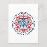Carte postale commémorative King Charles III