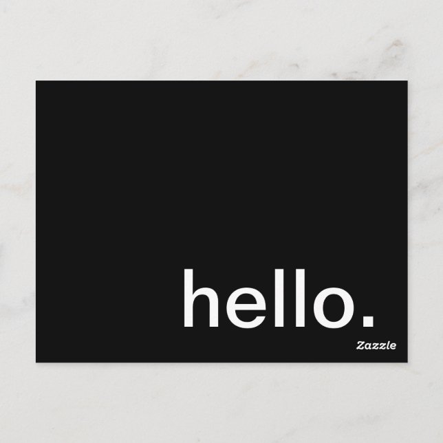 Carte Postale comment allons -nous? (Dos)