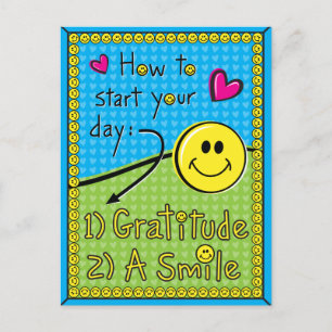 Carte Postale Comment Commencer Votre Journée_