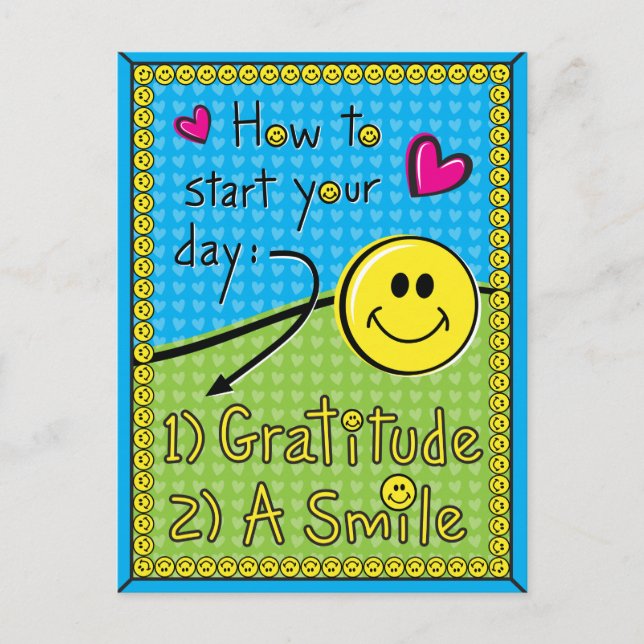 Carte Postale Comment Commencer Votre Journée_ (Devant)